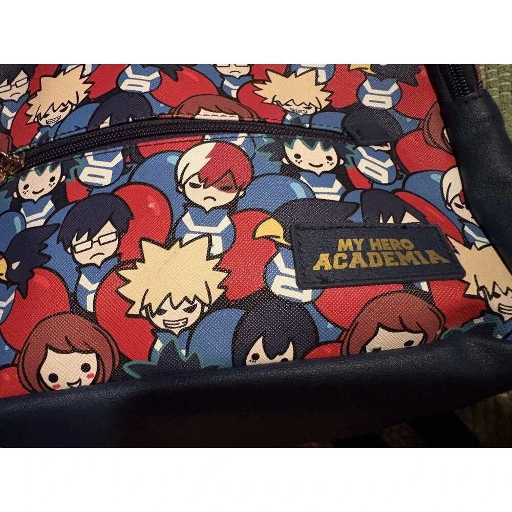 My Hero Academia Chibi Balloons Mini Backpack Bag All Over Print Bioworld